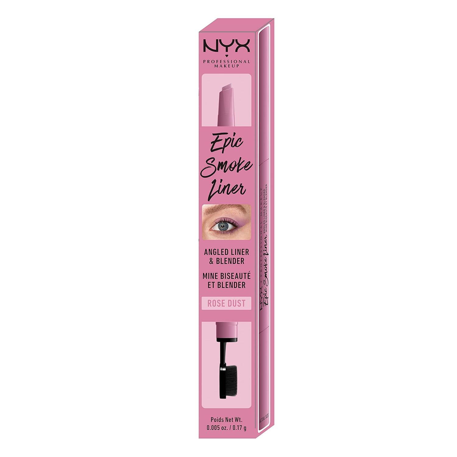 imageNYX PROFESSIONAL MAKEUP Epic Smoke Liner Vegan Smokey Eyeliner Mocha Match Deep BrownRose Dust